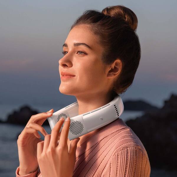 Hand Warmer Hanging Neck Fan Mobile Air Conditioner Portable Air Cooler  Shoulder And Neck Massager Usb Electric Neck Massager