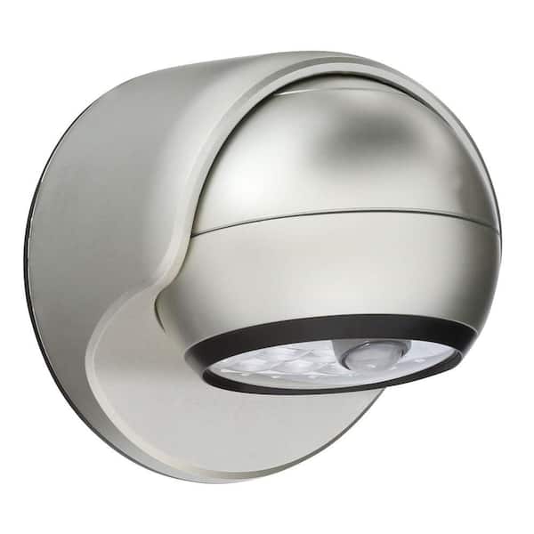 Light It! Silver 6-LED Wireless Motion-Activated Weatherproof Porch Light