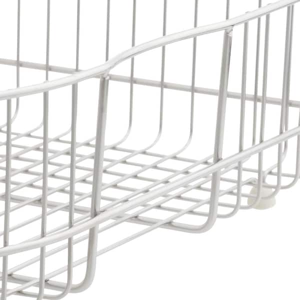 Efficiency 15-3/4 in. x 11-1/2 in. Rinse Basket for Right-Hand Bowl Sinks in Stainless Steel