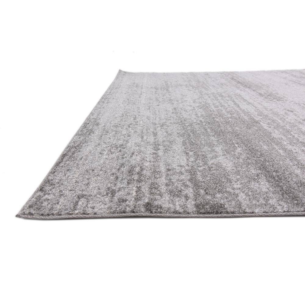 Lucille 8' Square Gray Synthetic Tufted Reversible Rug