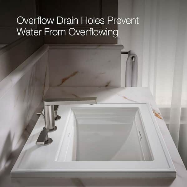 KOHLER Memoirs Stately 22-3/4 in. Drop-In Vitreous China
