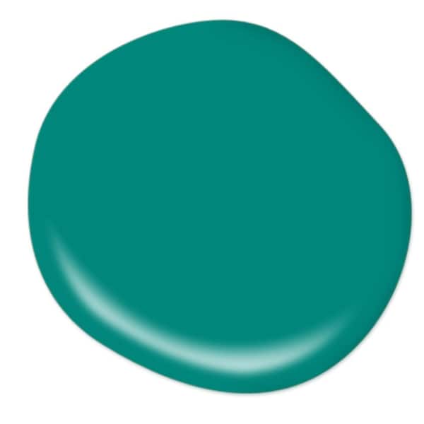 BEHR MARQUEE 1 qt. #P450-7 Mystic Turquoise Matte Interior Paint & Primer  145304 - The Home Depot