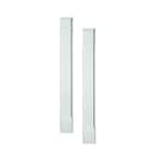 1 - 5/8 in. x 5-1/4 in. x 90 in. Primed Polyurethane Pilaster Plain Moulding with Plinth Block