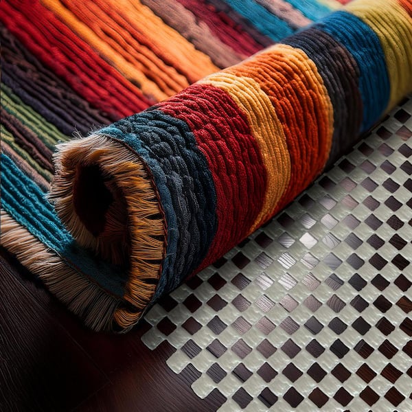 3 ft. x 60 ft. Non-Slip Rug Pad Roll : Heavy Duty Grip
