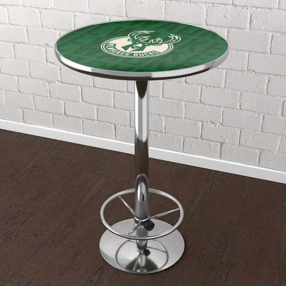Milwaukee Bucks City Green 42 in. Bar Table