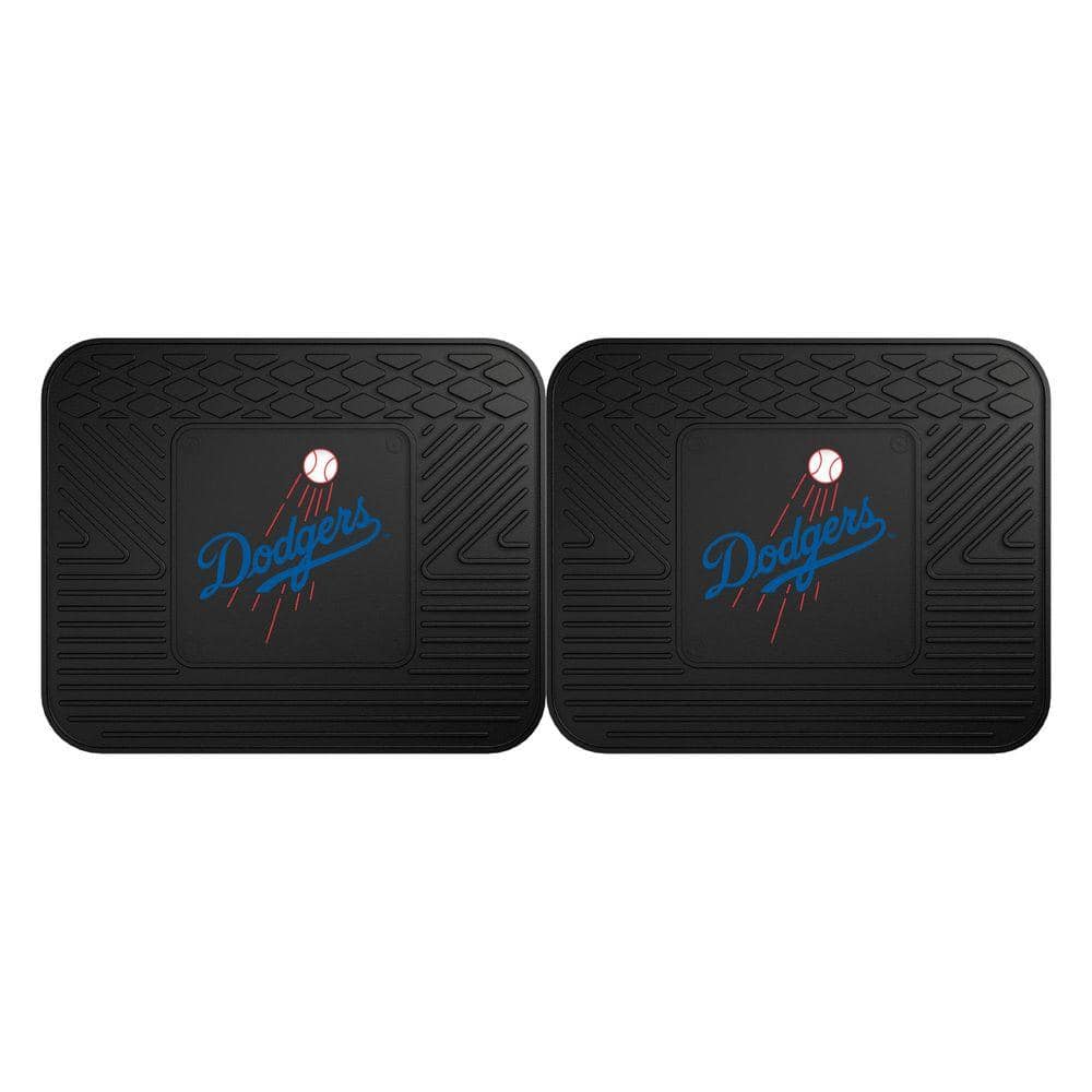 4PC MLB Los Angeles Dodgers Car Truck Black All Weather Carpet Floor Mats  Set