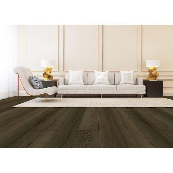 Olive Oak 20 MIL x 7.1 in.W x 48 in. L Click Lock Waterproof Luxury Vinyl Plank Flooring (18.9 sq.ft/case)