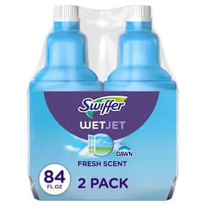 Wetjet Multi-Surface Floor Cleaner Solution With Open Window Fresh Scent, 42.2 Oz. (2-Pack)