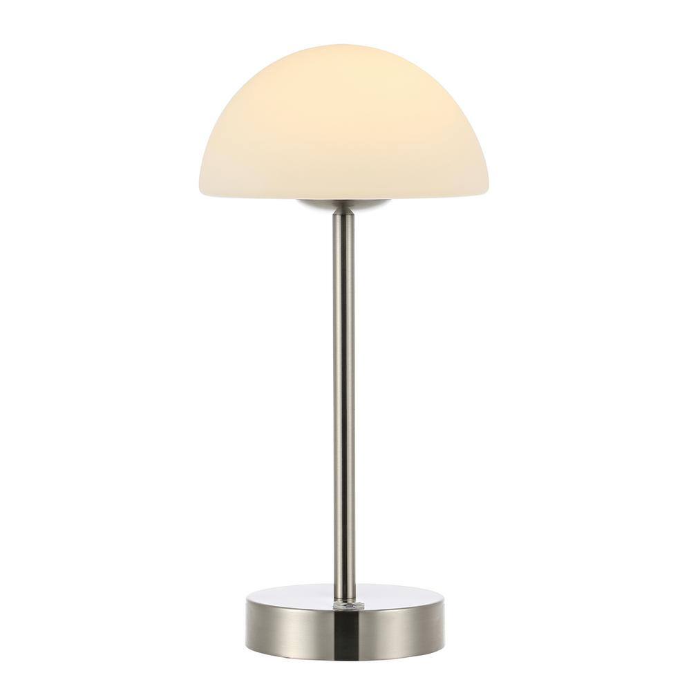 Xavier 12.5" Nickel Polished Cordless LED Buffet Lamp