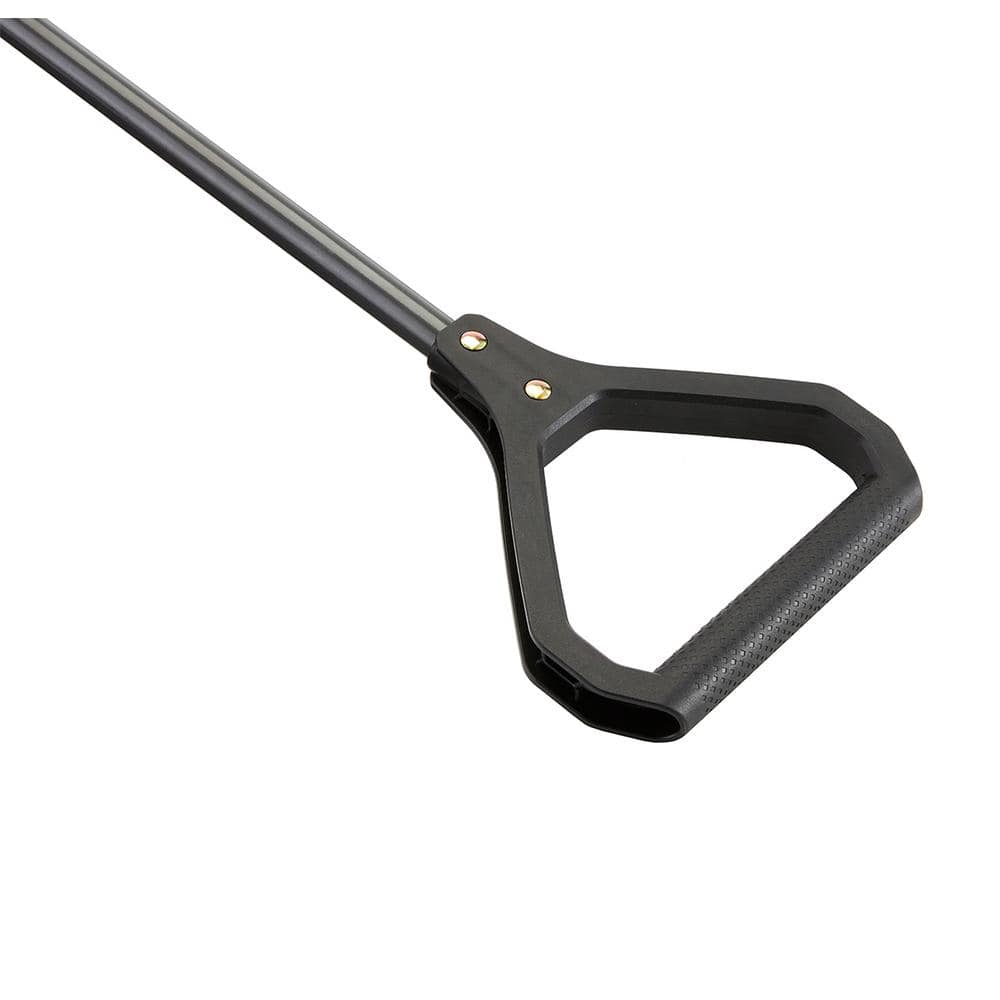 Gorilla 4 Cu. Ft. Black Poly Garden Dump Cart with Steel Handle
