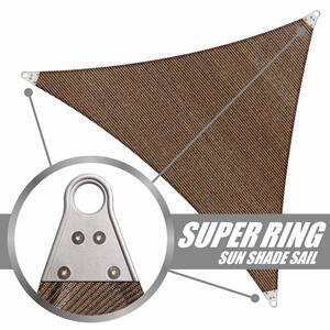 260 GSM Reinforced  Super Ring  Triangle Sun Shade Sail Screen Canopy, Patio and Pergola Cover