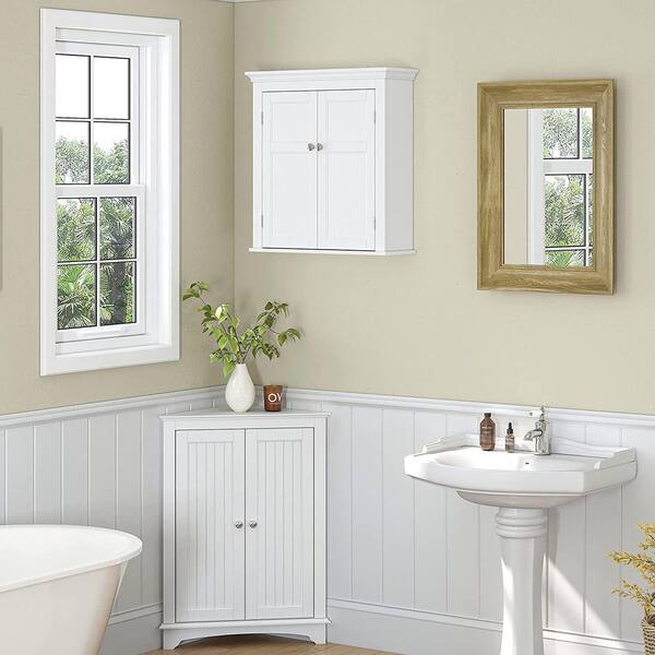 Dracelo 21.1 in. W x 8.8 in. D x 24 in. H Over the Toilet Bathroom