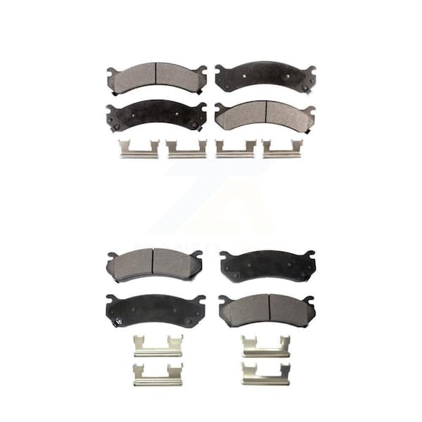 TEC Front Rear Ceramic Brake Pads Kit For Chevrolet Silverado 2500 HD GMC Sierra 3500 Hummer KTC-100388