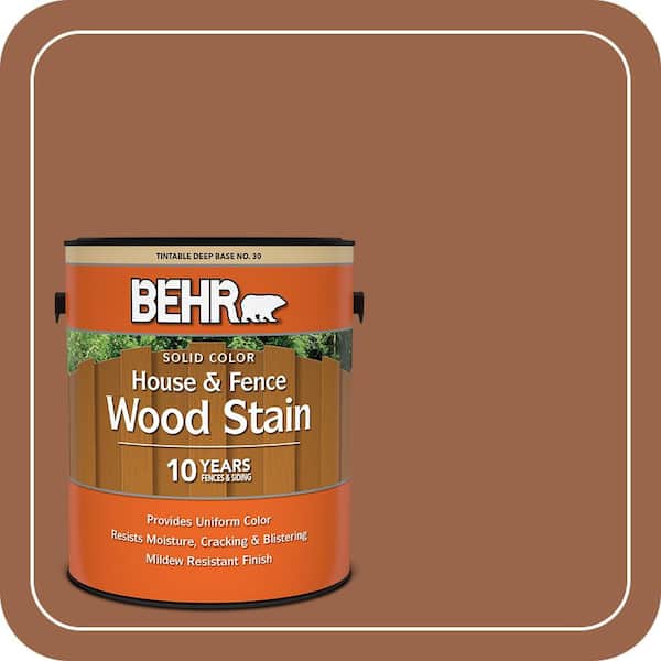 1 gal. #SC-122 Redwood Naturaltone Solid Color House and Fence Exterior Wood Stain