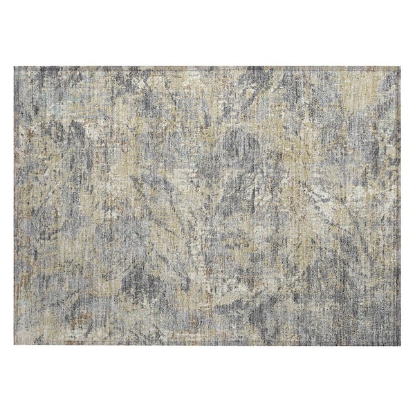 Chantille Machine Washable Indoor/Outdoor Abstract ACN2779 Gray 3 ft. x 4 ft. Area Rug