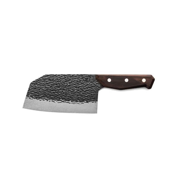 PRIMAL FORGE CHOPPER 6.5-in KNIFE WITH MONZO WOOD HANDLES AND SHEATH