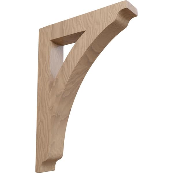 Ekena Millwork 1-3/4 in. x 12 in. x 8-1/2 in. Mahogany Large Thorton Bracket