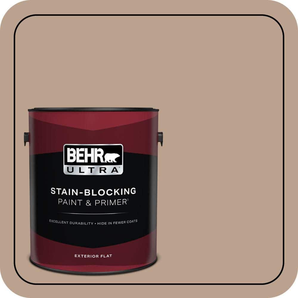1 gal. #T15-17 Mocha Foam Flat Exterior Paint & Primer price history on PriceWatchPro