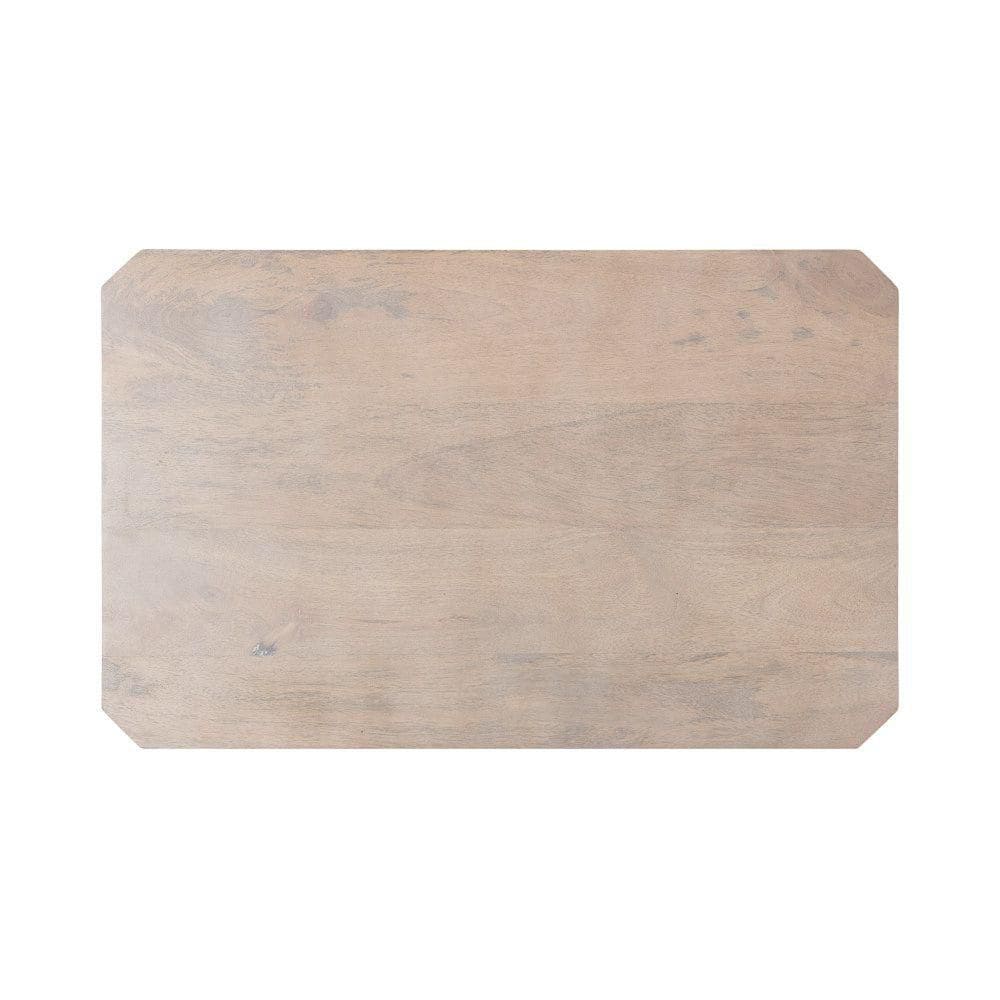Talcott 22 in. Natural Rectangle Solid Wood End Table - thumbnail 2