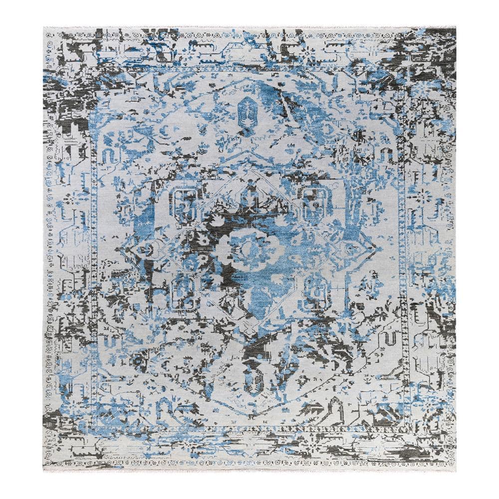 Ikat Beige 8 X 10 Hand-Knotted Wool Silk Indoor Area Rug price history on PriceWatchPro
