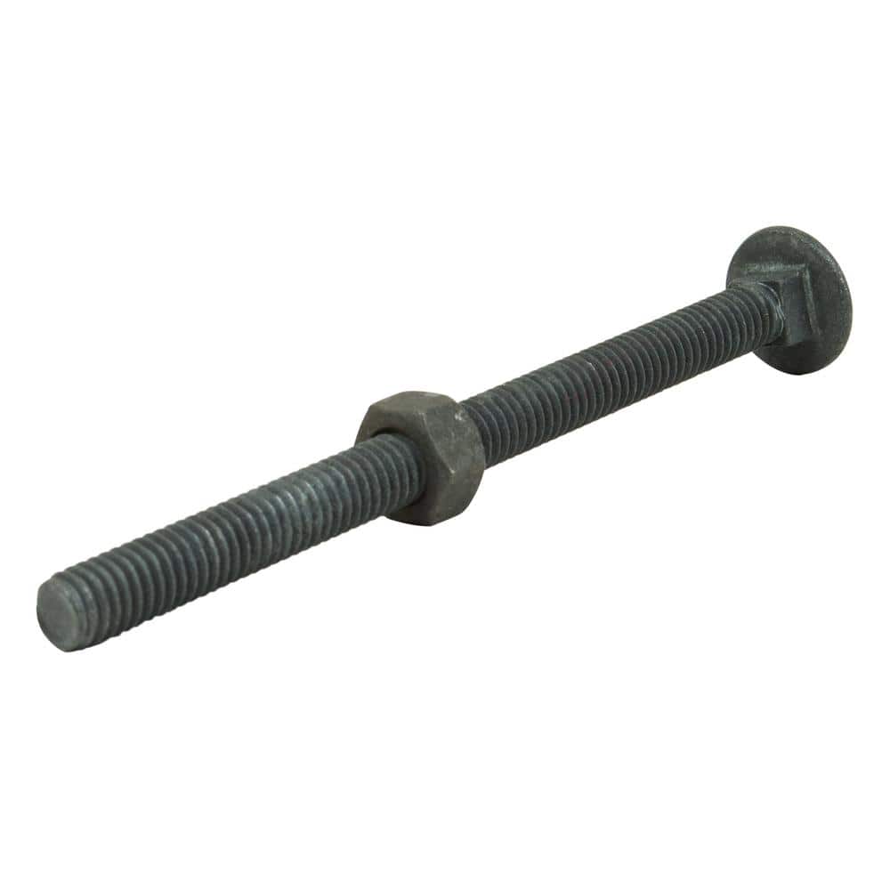 5/16 in. x 4-1/2 in. Carg Bolt/Nut Chain Link Fence Fitting (10-Sets/Bag)