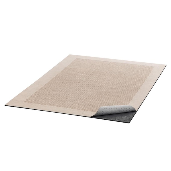 Rug Pad 3 x 5 ft., Non-slip Carpet Area Pad, Rug Mat Padding with Dual Surface Felt Cushion & Rubber Gripper