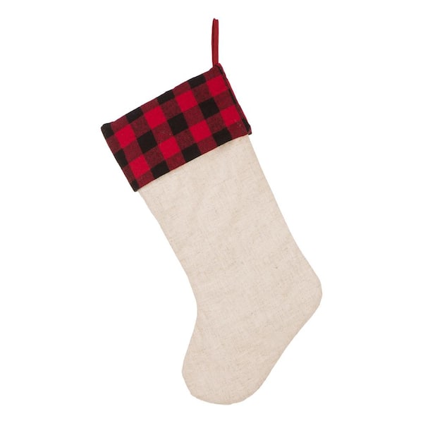 Christmas Stocking Net Darning Kit-Red and White