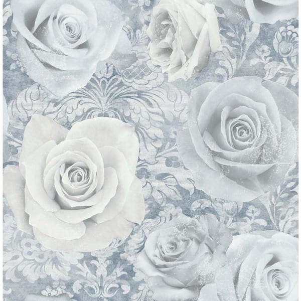 NextWall Arthouse Blue Reverie Vinyl Peel and Stick Wallpaper Roll 30.75 sq. ft.