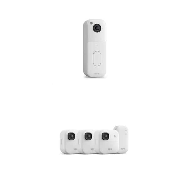 Wireless Video Doorbell and 2K Outdoor Security Camera 3-Camera Kit