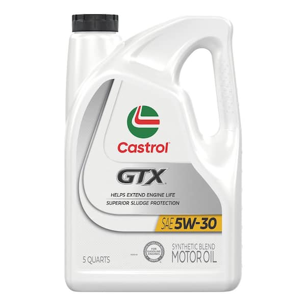CASTROL GTX Ultraclean 5W-30 Synthetic Blend Motor Oil 160 fl. oz.