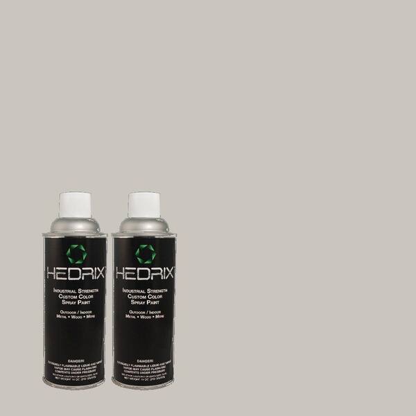 Hedrix 11 oz. Match of 3A44-3 Chromium Low Lustre Custom Spray Paint (2-Pack)