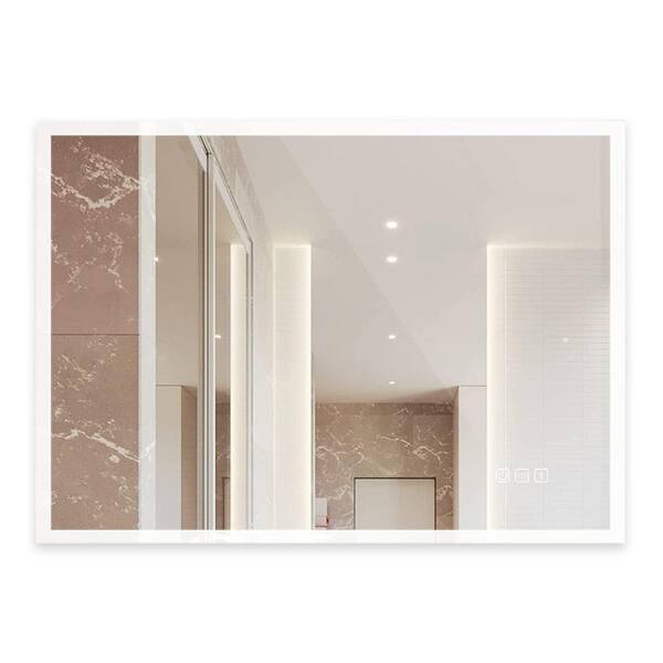 KINWELL 32 in. W x 24 in. H Frameless Rectangular LED Light 