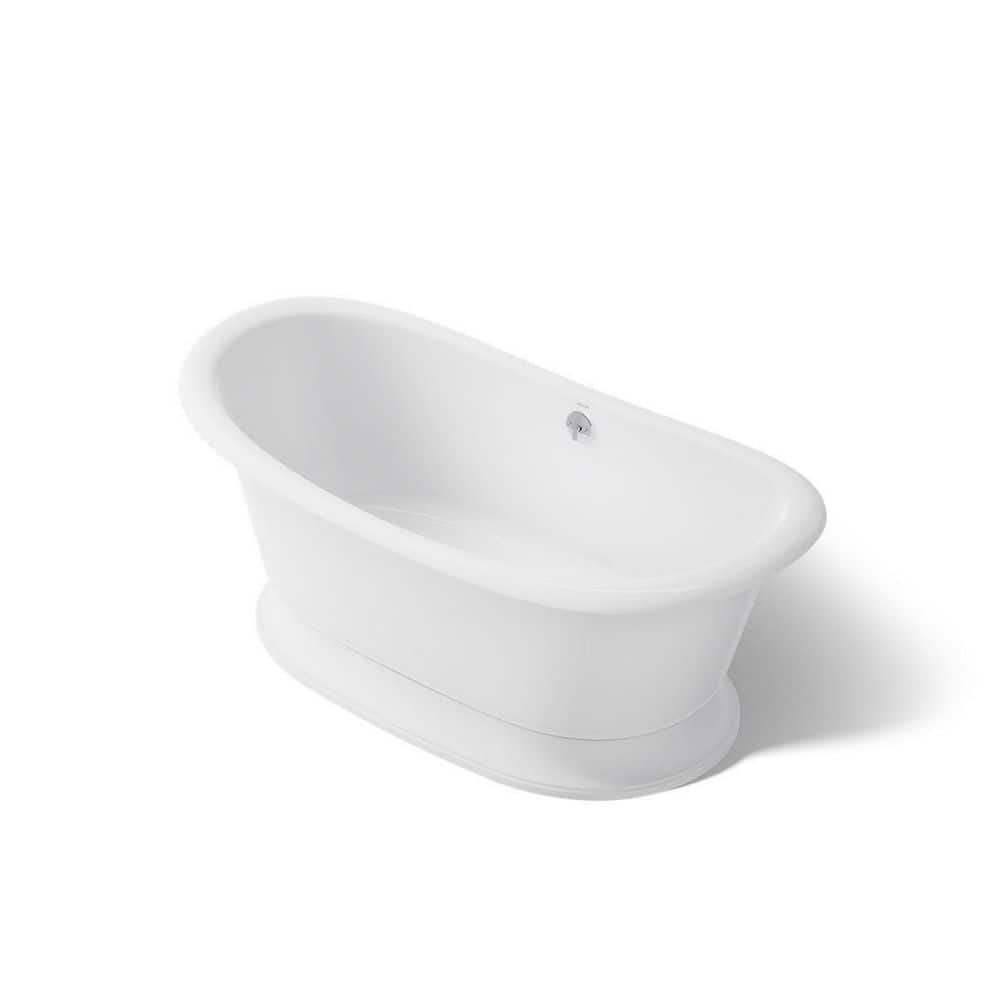 KOHLER Artifacts 66 in. x 32.5 in. Soaking Bathtub with Center