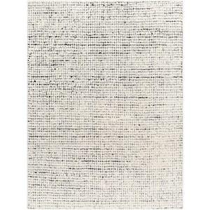Freud Black 7 ft. x 9 ft. Abstract Indoor Area Rug