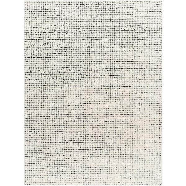 Livabliss Freud Black 9 ft. x 12 ft. Abstract Indoor Area Rug