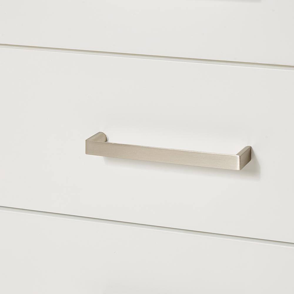Bayhill 73'' White Quartz Double Sink Freestanding Vanity