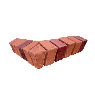 15.5 in. x 3 in. x 3.75 in. Multi-Color Brick Veneer Siding Outside Corner Ledger