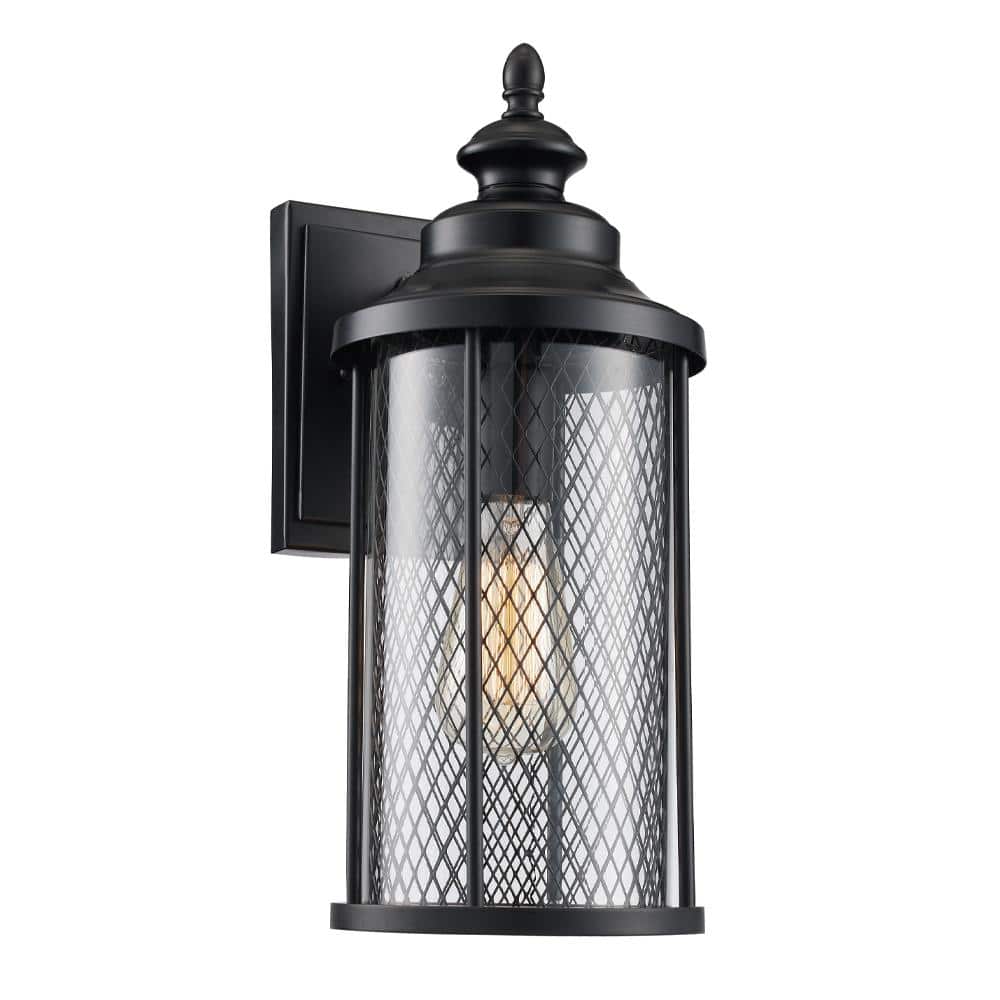 Reviews for Bel Air Lighting Stewart 16 in. 1Light Black Outdoor Wall