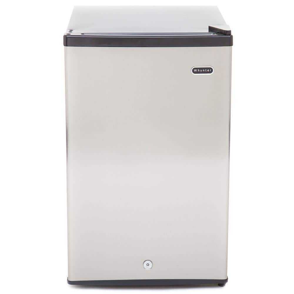  Euhomy Upright freezer, 3.0 Cubic Feet, Single Door Compact Mini  Freezer with Reversible Door, Small freezer for Home/Dorms/Apartment/Office  (Black) : Appliances
