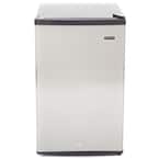 2.1 cu. ft. Upright Freezer with Lock in Stainless Steel