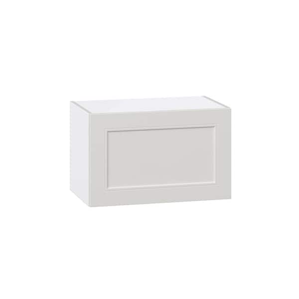 J COLLECTION Galveston 24 in. W x 14 in. D x 15 in. H Assembled Shaker Specialty Wall Bridge Kitchen Cabinet in Light Grey
