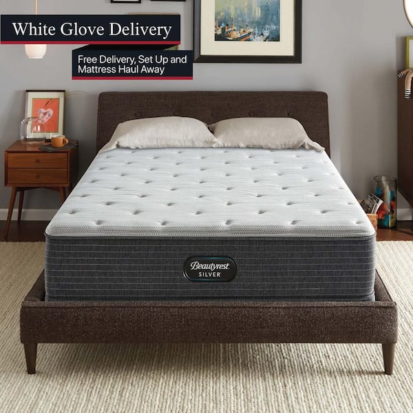 Beautyrest Silver BRS900 12in. Plush Innerspring Tight Top Queen Mattress 700810104 1050 The Home Depot