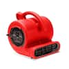 B-Air 1/4 HP Air Mover Blower Fan For Water Damage Restoration Carpet ...