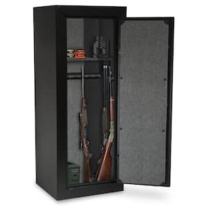 Instinct 18-Gun Fireproof Biometric Lock Gun Safe, Textured Matte Black Finish