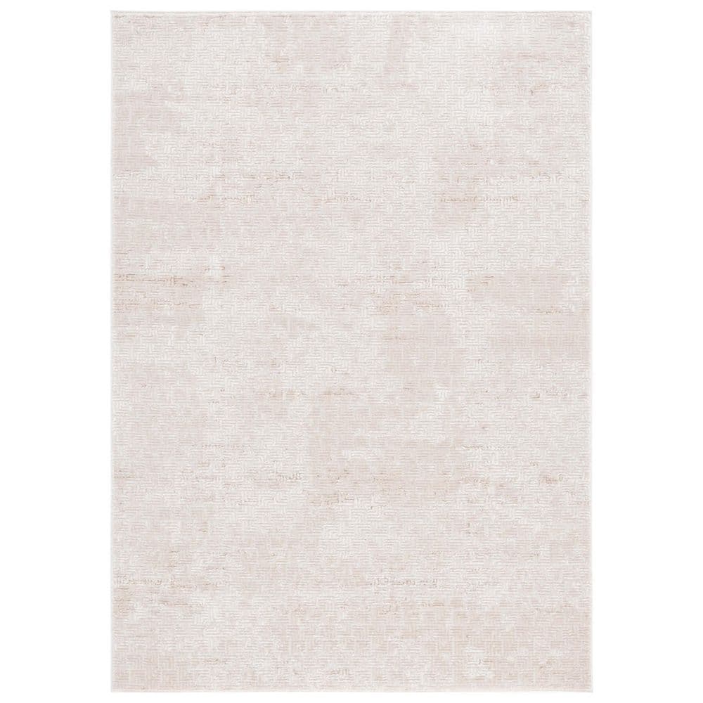 Hanna 5 ft. x 8 ft. Taupe/Beige Distressed Geometric Area Rug price history on PriceWatchPro