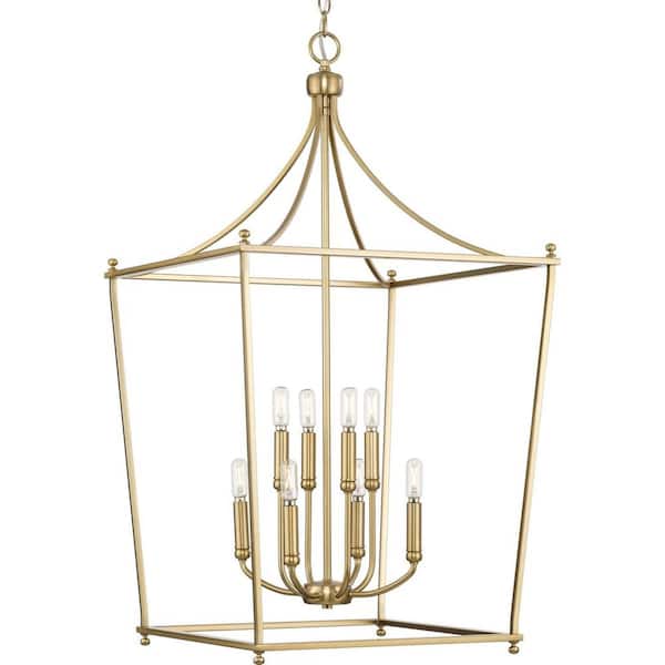 Parkhurst 20 in. 8-Light Brushed Bronze New Traditional Chandelier for Foyer