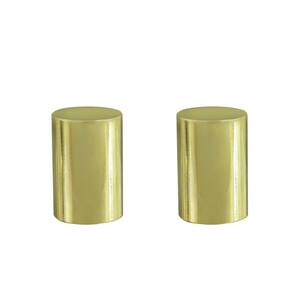 1-1/4 in. Brass Plated Steel Lamp Finial (2-Pack)