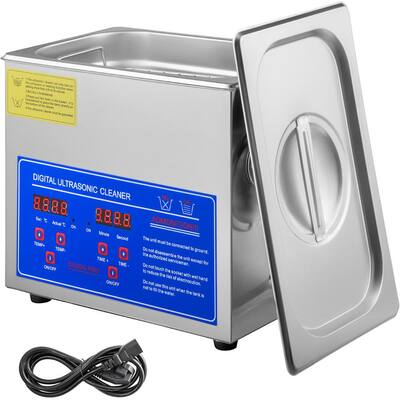 VEVOR Ultrasonic Cleaner with Digital Timer and Heater 15 L/3.30 gal. Professional Ultrasonic Clean Machine 40 kHz