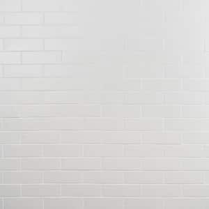 Crux Matte White 2.81 in. x 8.75 in. Matte Porcelain Subway Wall Tile (7.52 sq. ft./Case)