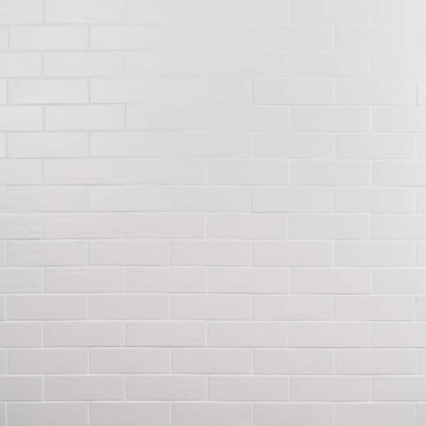 Ivy Hill Tile Crux Matte White 2.81 in. x 8.75 in. Matte Porcelain Subway Wall Tile (7.52 sq. ft./Case)